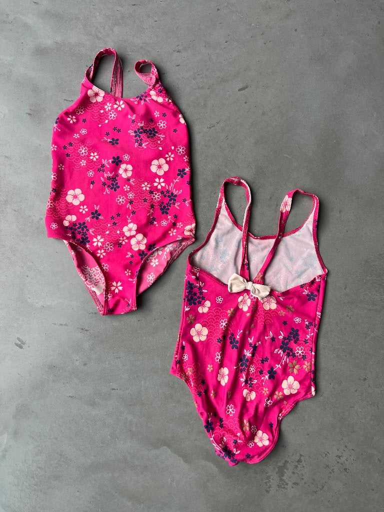 nabiji kinderpadpak x 2, Kinderen en Baby's, Kinderkleding | Maat 116, Meisje, Sport- of Zwemkleding, Ophalen of Verzenden, Zo goed als nieuw