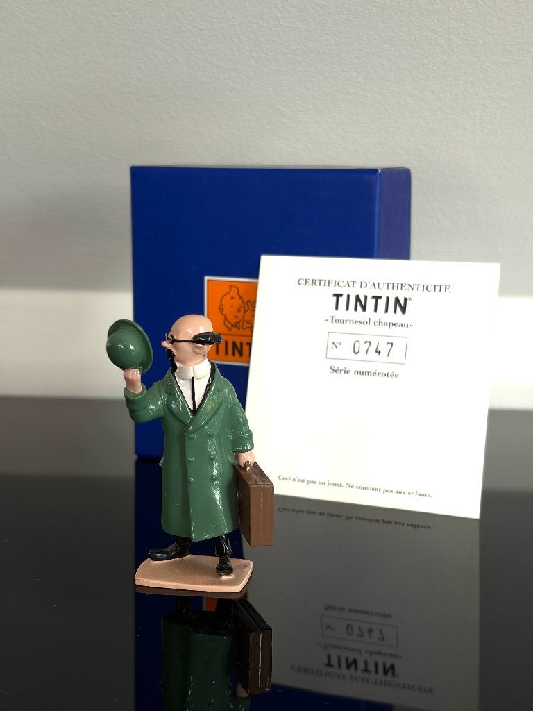 Tournesol chapeau (Ref 46903) BC, Collections, Enlèvement ou Envoi, Tintin, Comme neuf, Statue ou Figurine