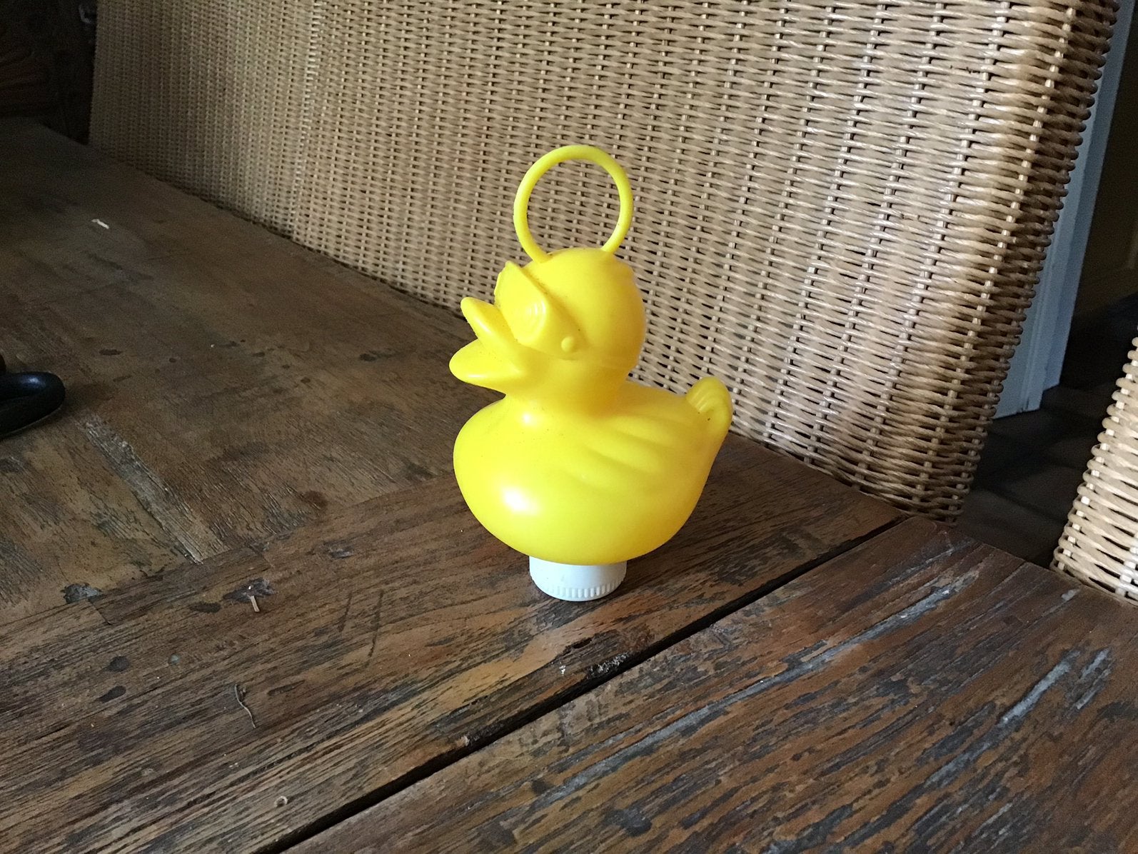 Kermiseend in plastic, Ophalen of Verzenden, Zo goed als nieuw