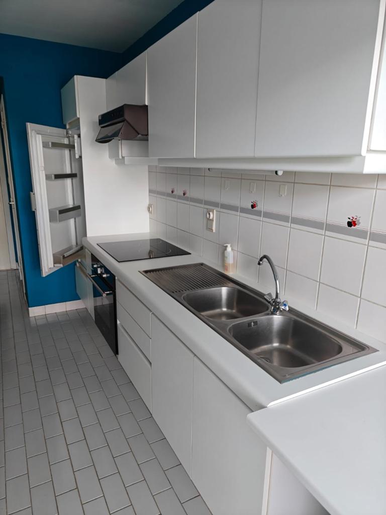 Cuisine à démonter, Enlèvement, Comme neuf, Blanc, Cuisine à paroi simple