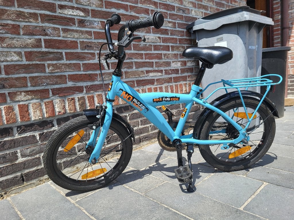 Kinderfiets jongen, Ophalen, Terugtraprem, Zo goed als nieuw, BikeFun Kids (BFK)