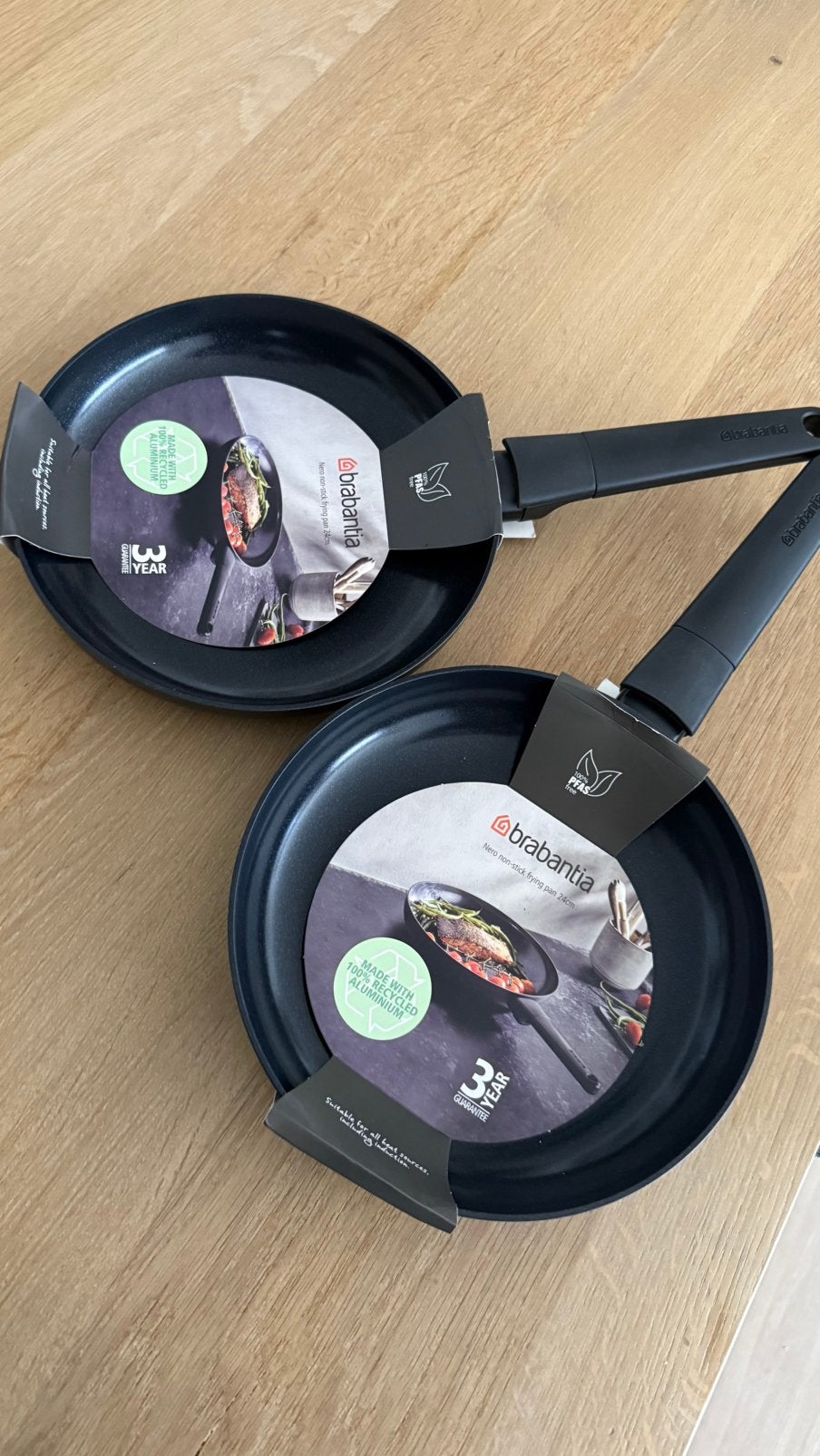 2 nieuwe pannen - Brabantia, Ophalen of Verzenden, Nieuw, Pannenset