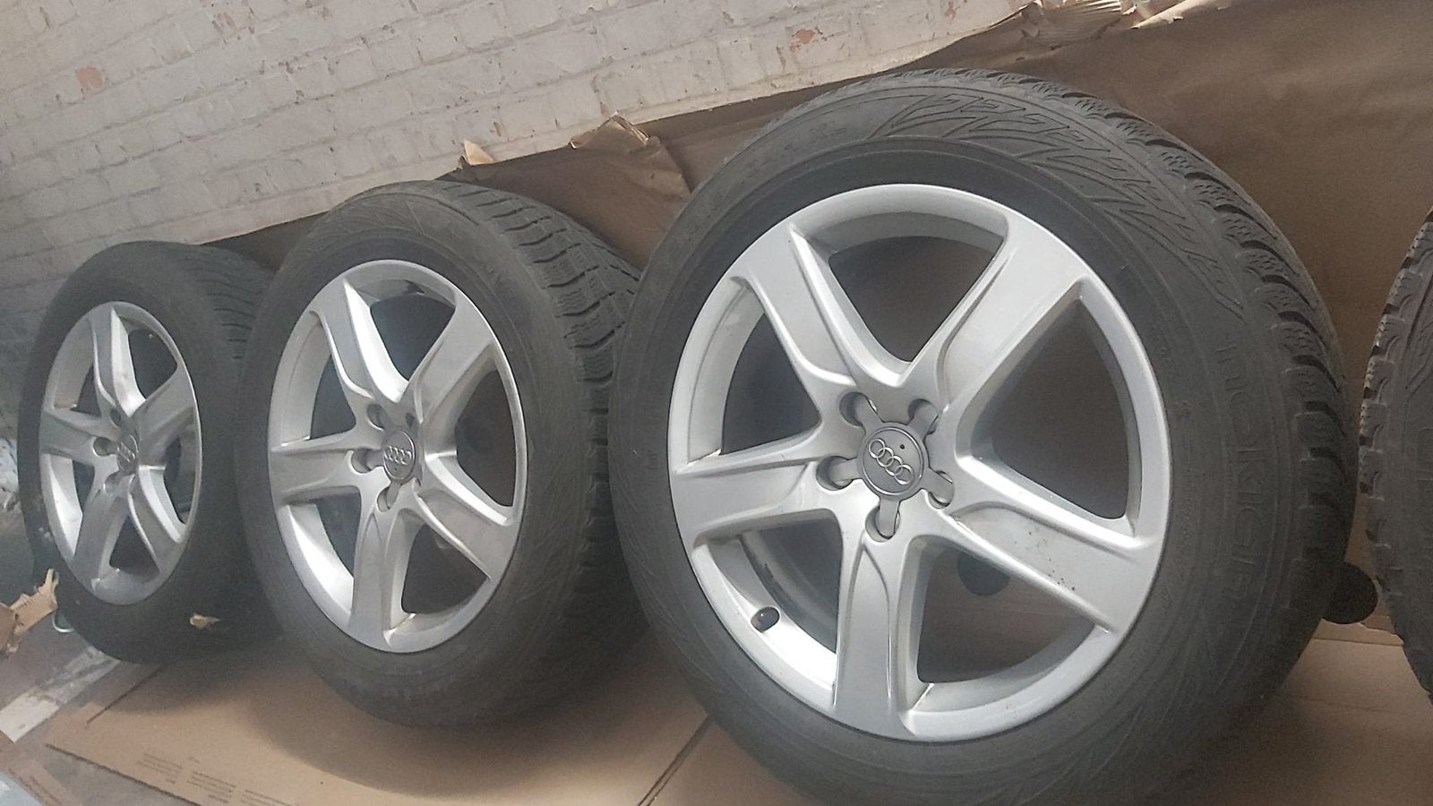 Audi Velgen 235 55 R18 104H XL, 18 inch, Gebruikt, Velg(en), 235 mm