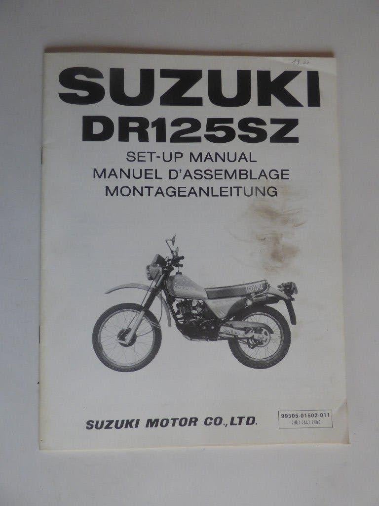 MANUEL DE MONTAGE SUZUKI DR125SZ, Enlèvement ou Envoi, Suzuki