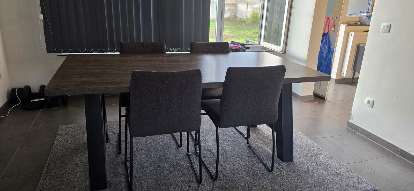 eettafel met 4 stoelen, Huis en Inrichting, Ophalen