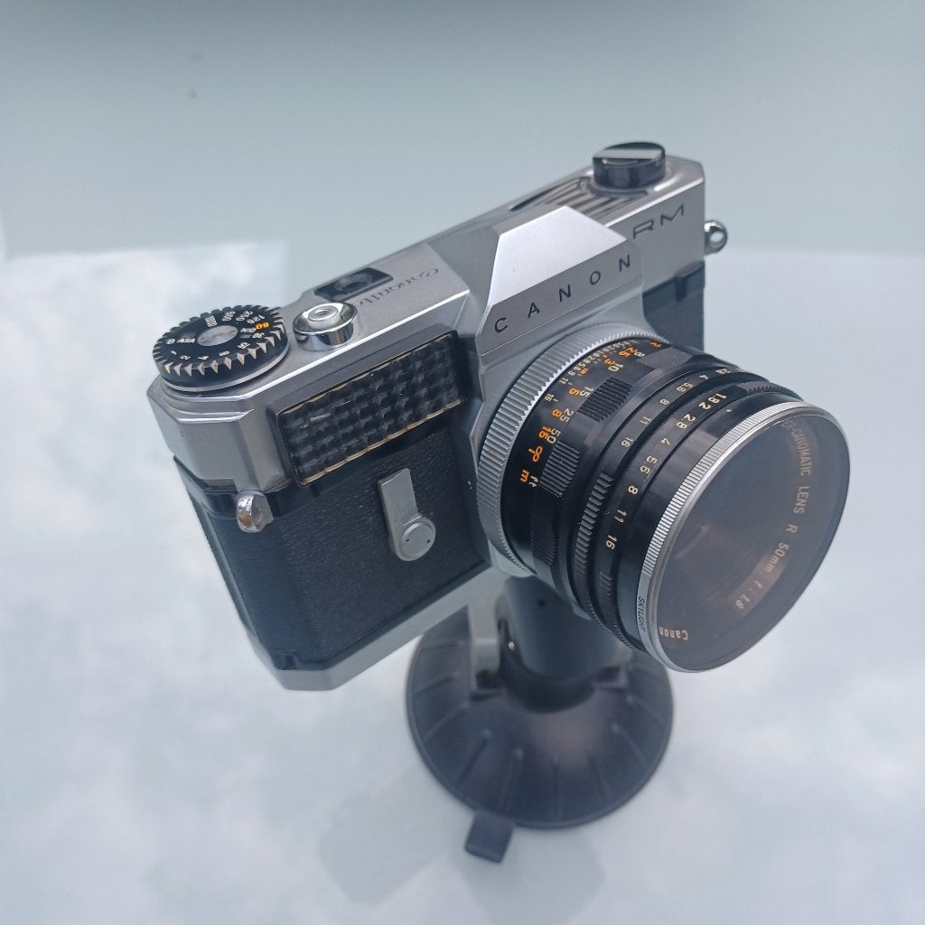 Canon Flex RM — Super Canomatic 50 mm f/1,8, TV, Hi-fi & Vidéo, Appareils photo analogiques, Utilisé, Reflex miroir, Canon, Enlèvement ou Envoi