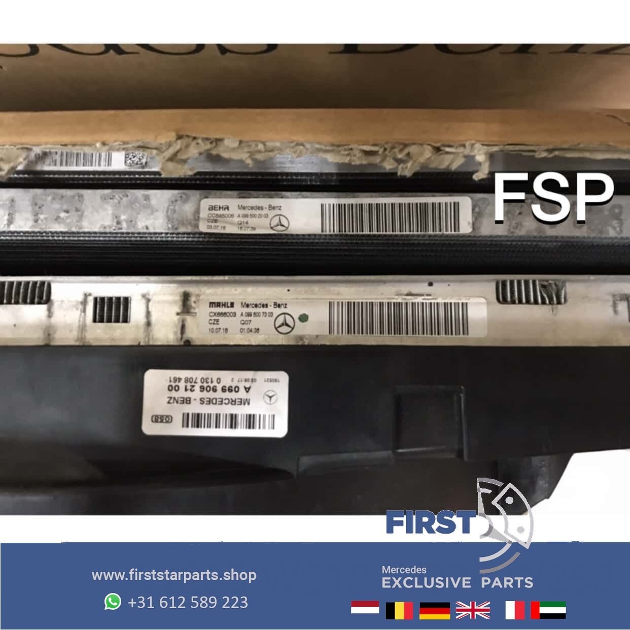 W253 C253 GLC400 GLC43 AMG KOELERPAKKET COMPLEET Mercedes 20, Gebruikt, -, Ophalen of Verzenden, -