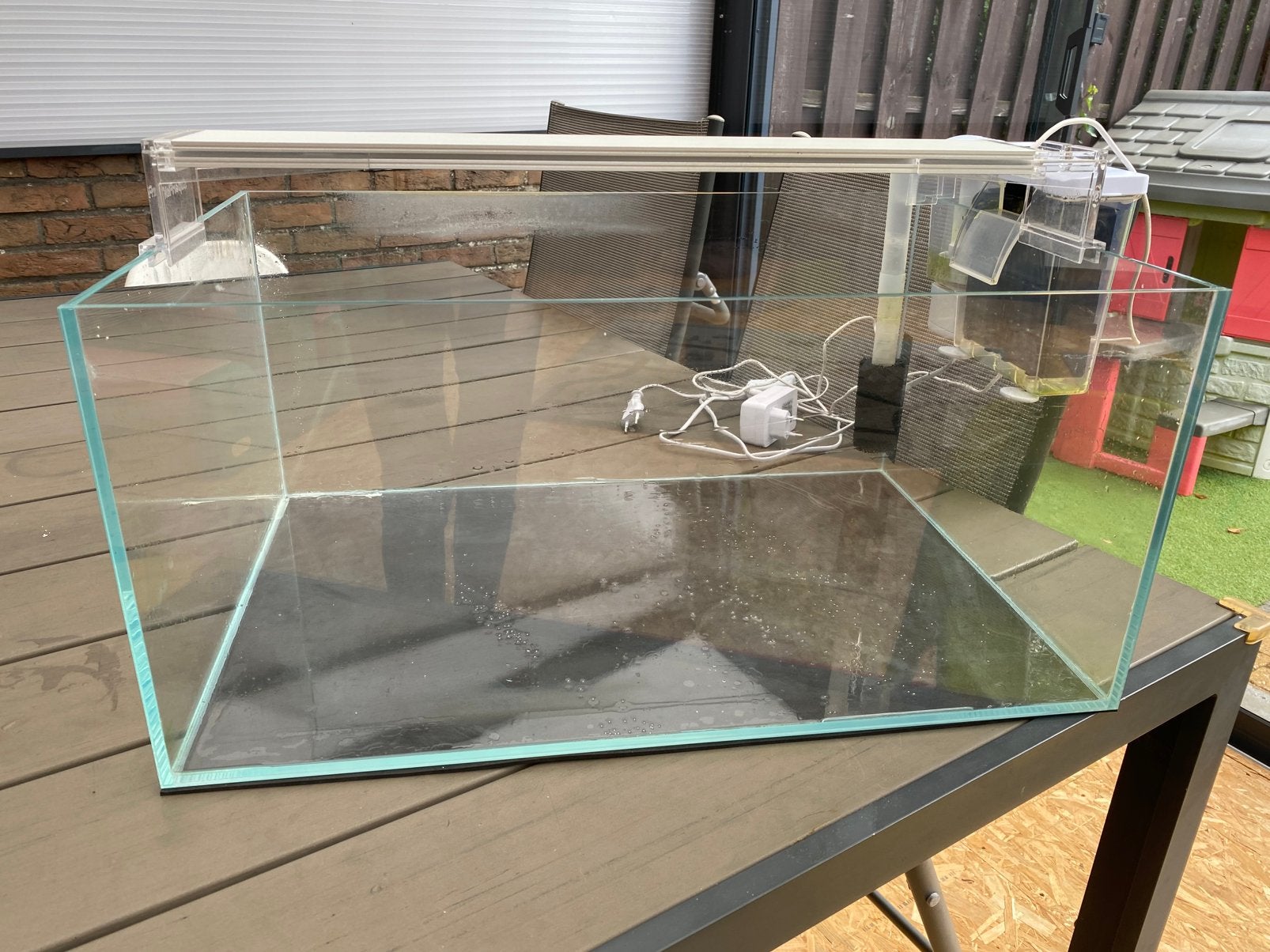 Aqaurium superfish met ledlicht en buitenfilter, Dieren en Toebehoren, Ophalen, Zo goed als nieuw, Superfish