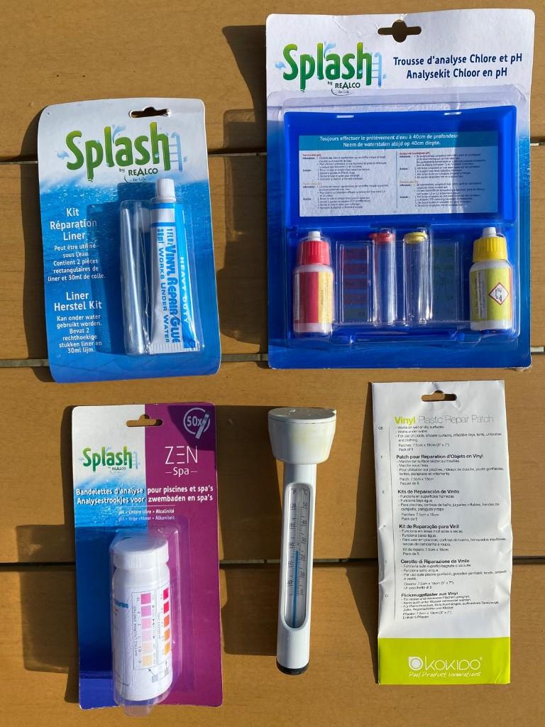 Pakket Splash onderhoud zwembad, Ophalen, Nieuw, Overige typen