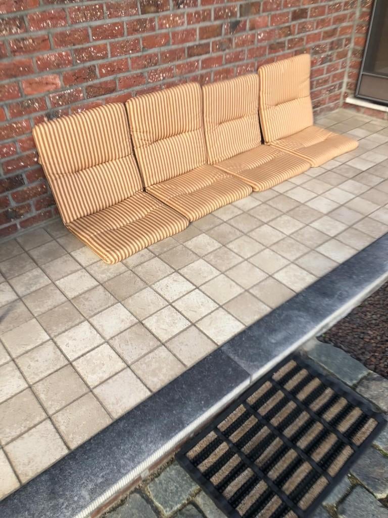 Tuinstoelkussens, Tuin en Terras, Ophalen, Zo goed als nieuw, Textileen