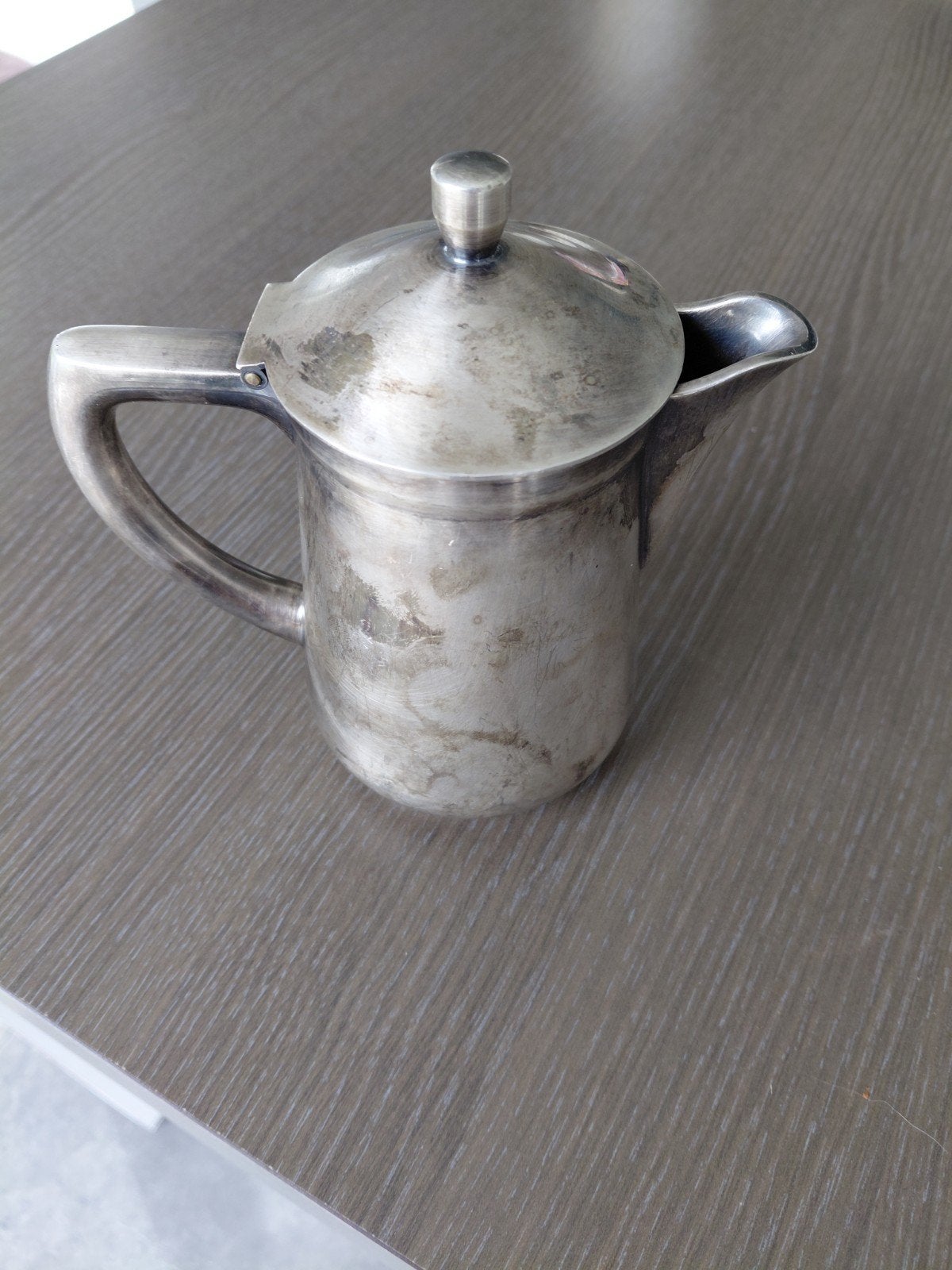 koffiekan verzilverd, Ophalen of Verzenden
