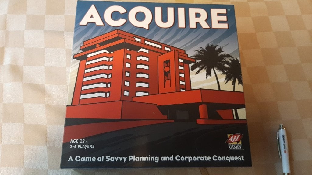 Jeu de stratégie Avalon Hill Acquire, Trois ou quatre joueurs, Enlèvement ou Envoi, Neuf