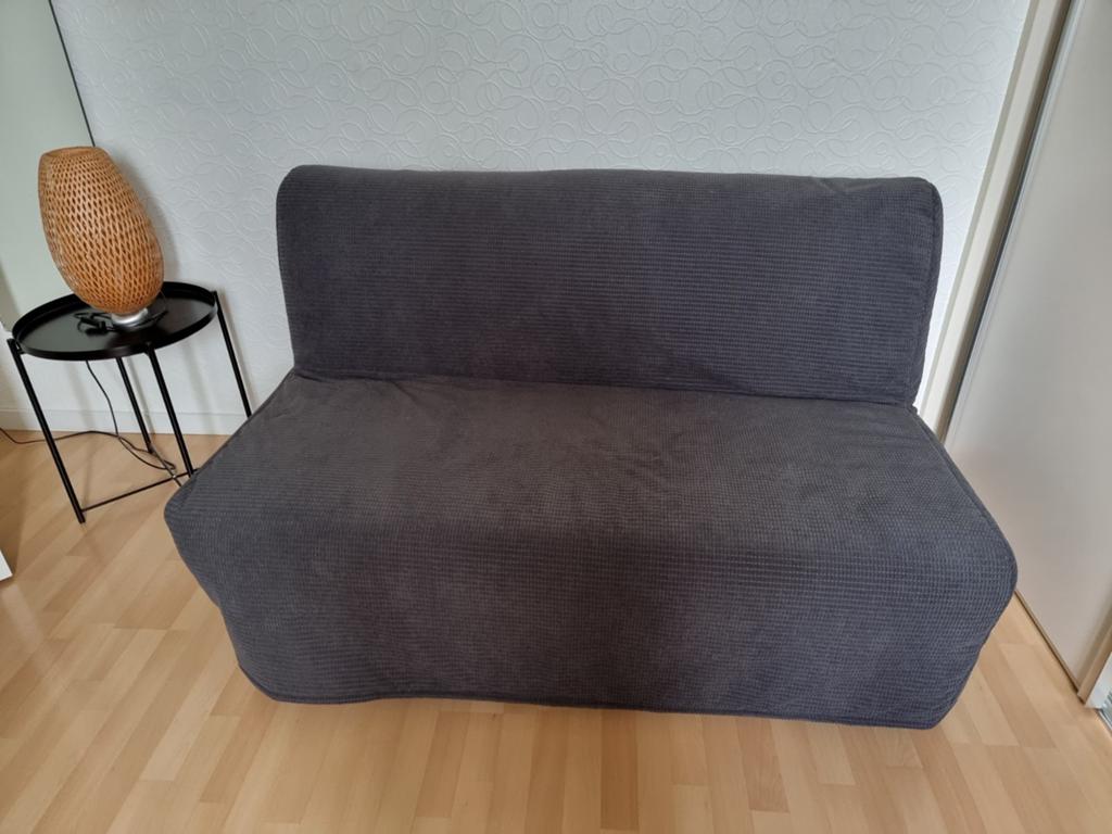 Canapé-lit double Ikea avec matelas et protège-matelas, Maison & Meubles, Enlèvement, Deux personnes, 190 cm ou moins, 140 cm