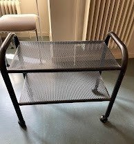 table roulante en métal, 25 à 50 cm, 50 à 100 cm, Comme neuf, Enlèvement