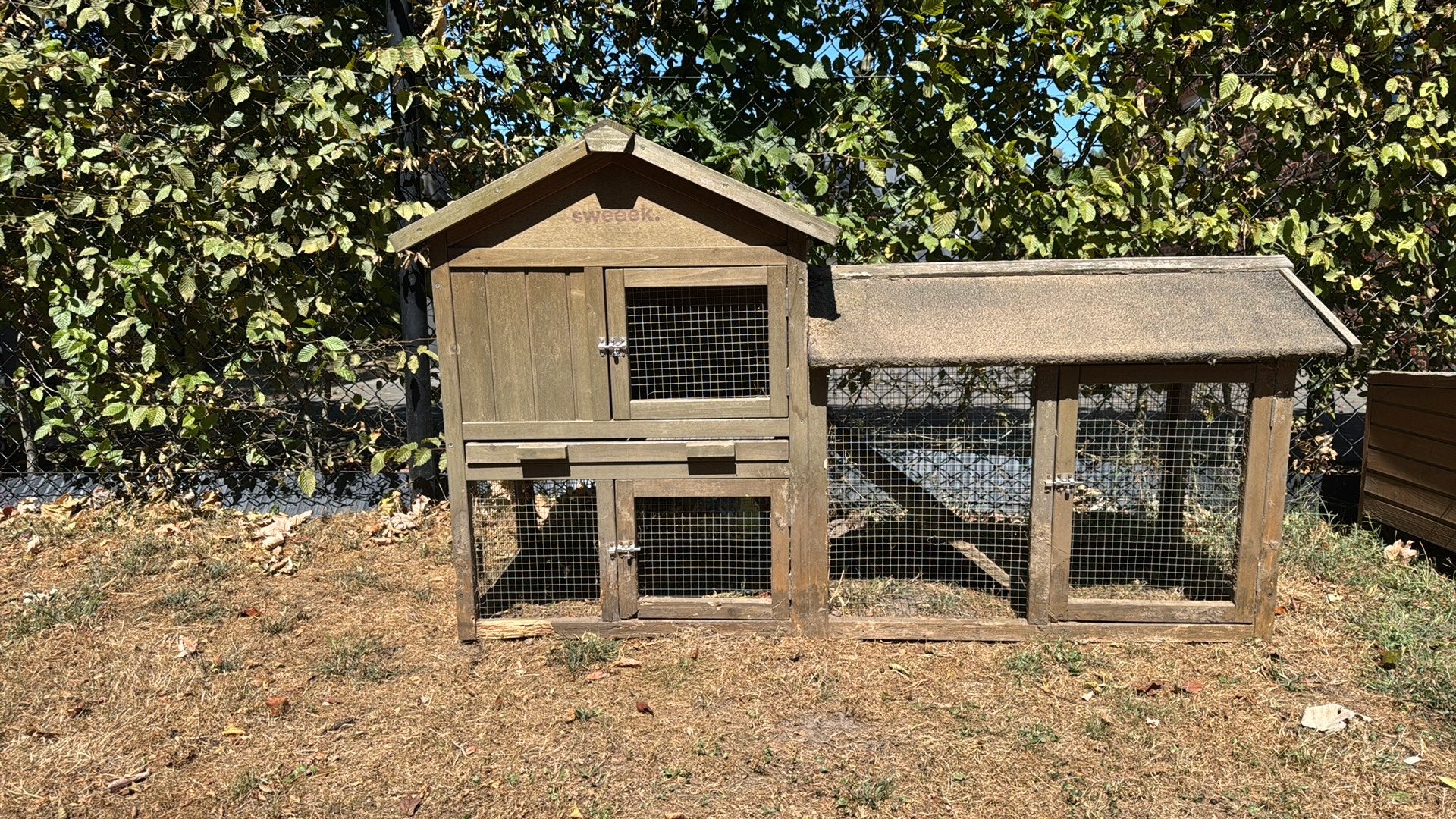 Gratis konijnenhok, Dieren en Toebehoren, Knaagdieren en Konijnen | Hokken en Kooien, Ophalen, Gebruikt, Hok