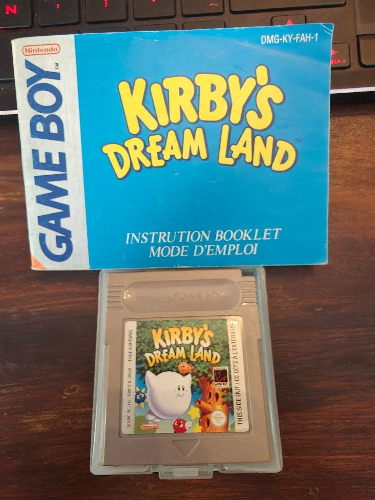 Gameboy - Kirby's Dream Land met boekje, 1 joueur, À partir de 7 ans, Aventure et Action, Enlèvement