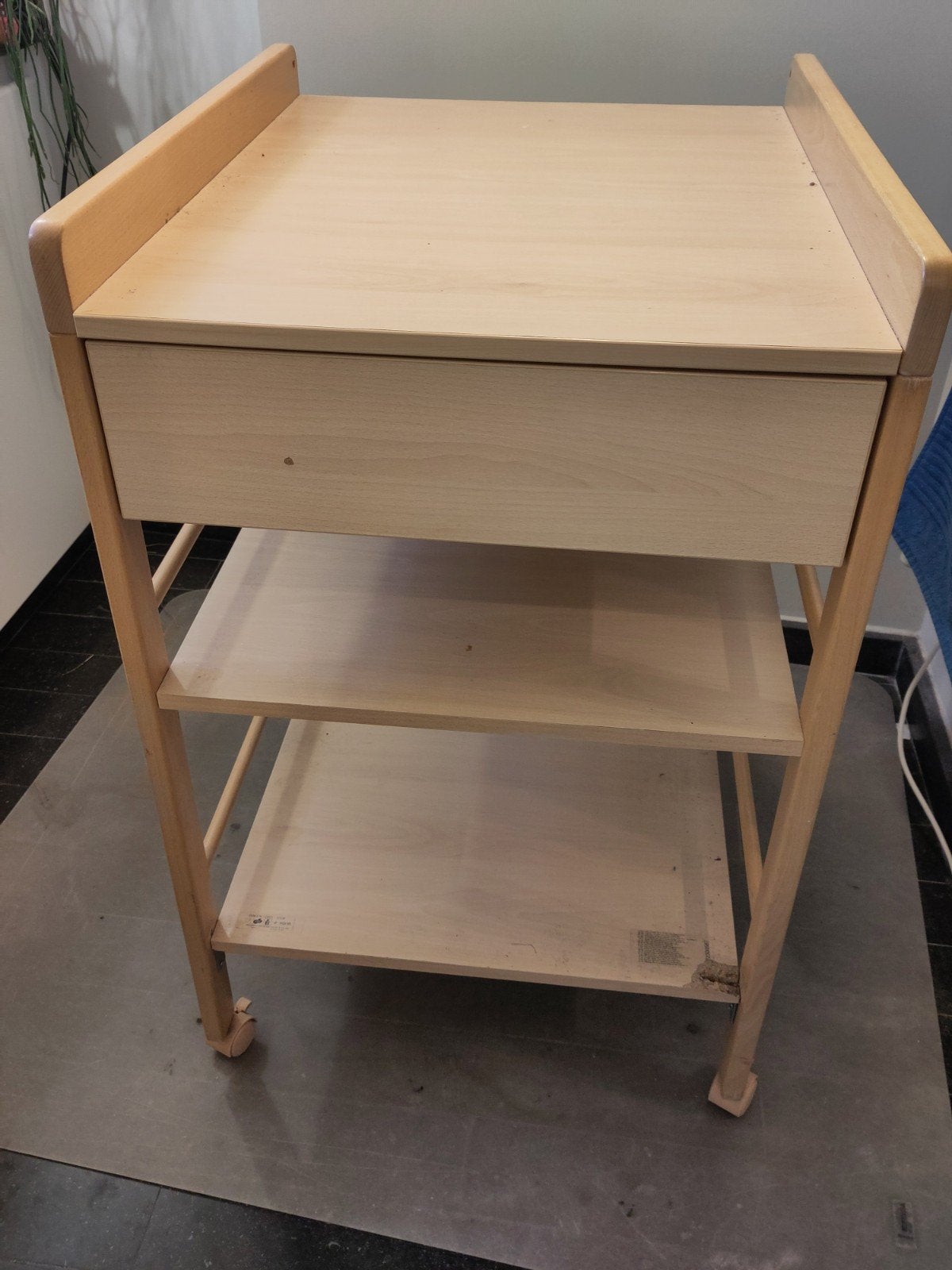 Table à langer à donner, Enlèvement