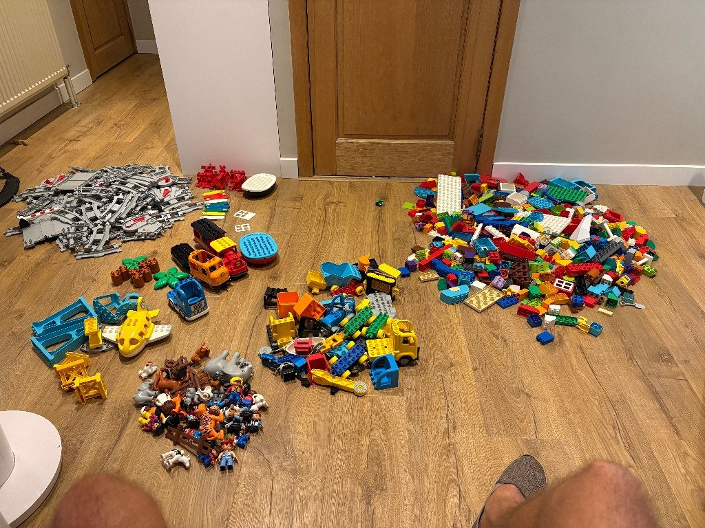 Verkoop alle Duplo van onze kids, Ophalen, Compleet, Zo goed als nieuw, Duplo