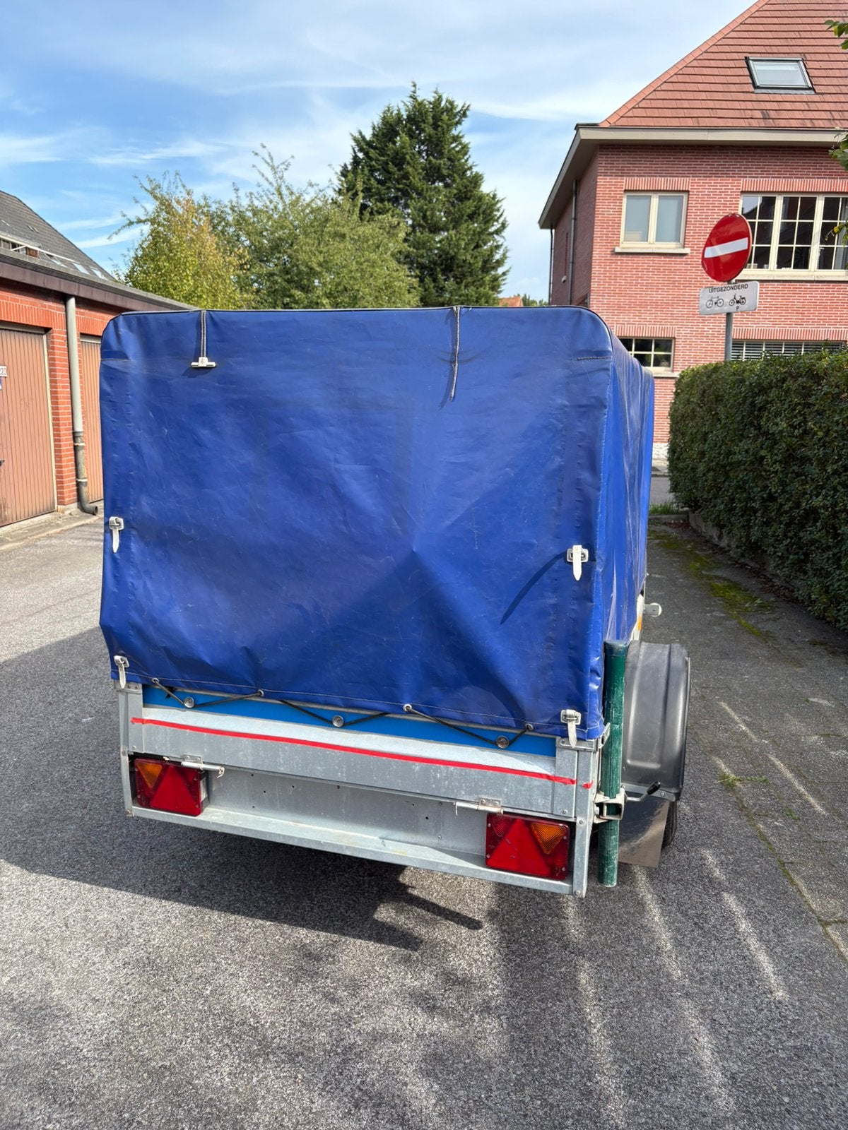 Sorelpol aanhangwagen met huif – 750 kg, Ophalen, Gebruikt