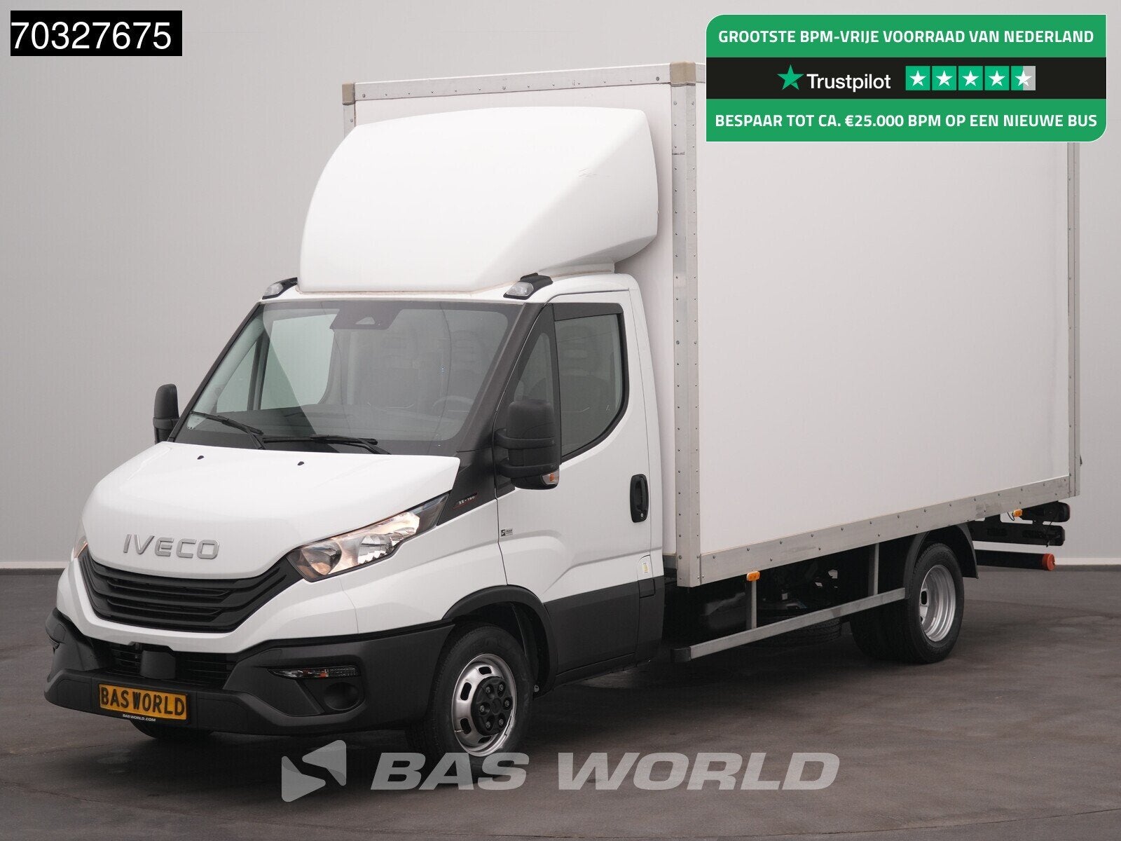 Iveco Daily 35C16 3.0L Laadklep NEW MODEL Dubbellucht 160PK, Auto's, Bestelwagens en Lichte vracht, Stof, Gebruikt, Euro 6, 4 cilinders