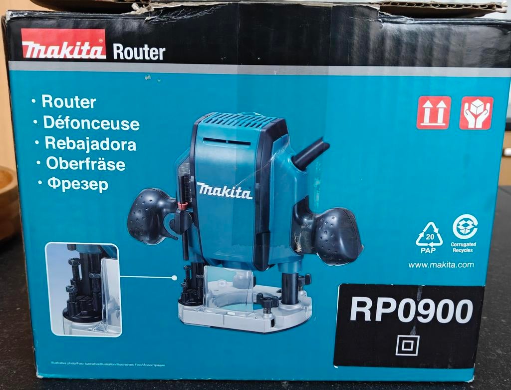 Makita bovenfrees. Perfecte staat, Ophalen, Bovenfrees