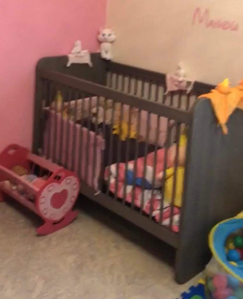 babybed/eenpersoonsbed, Ophalen, Gebruikt, Lattenbodem