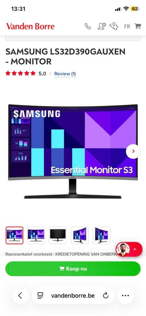 Moniteur Samsung 32 pouces incurvé 100 Hz, Informatique & Logiciels, Moniteurs, Gaming, 3 à 5 ms, Enlèvement ou Envoi, HDMI