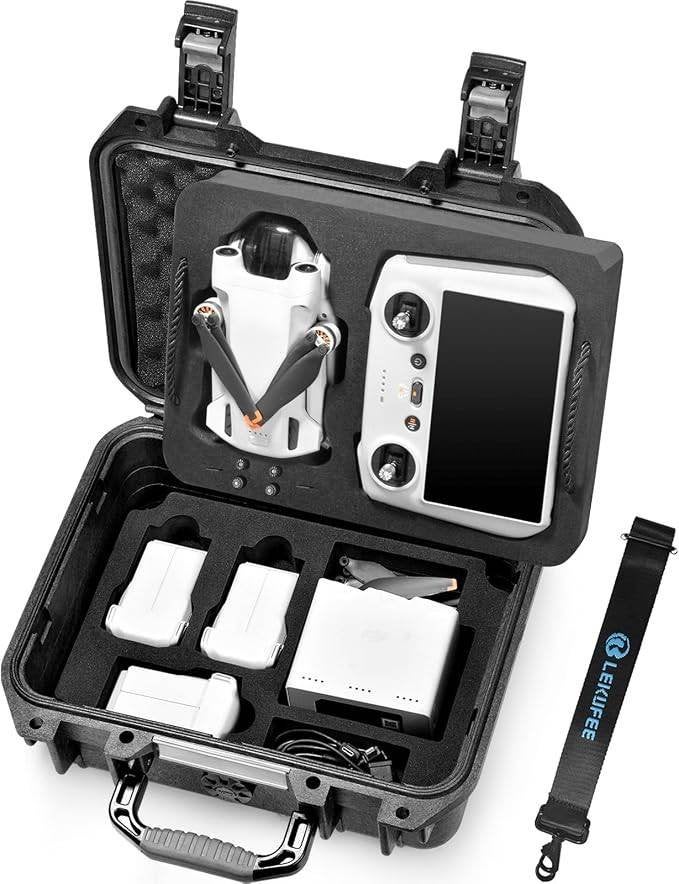 Lekufee Waterproof Case for DJI Mini 3/4/Pro, Nieuw, Ophalen of Verzenden, DJI, Professionele drone