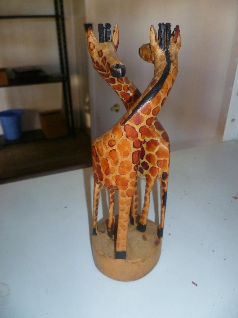KOPPEL HOUTEN GIRAFFEN, Ophalen