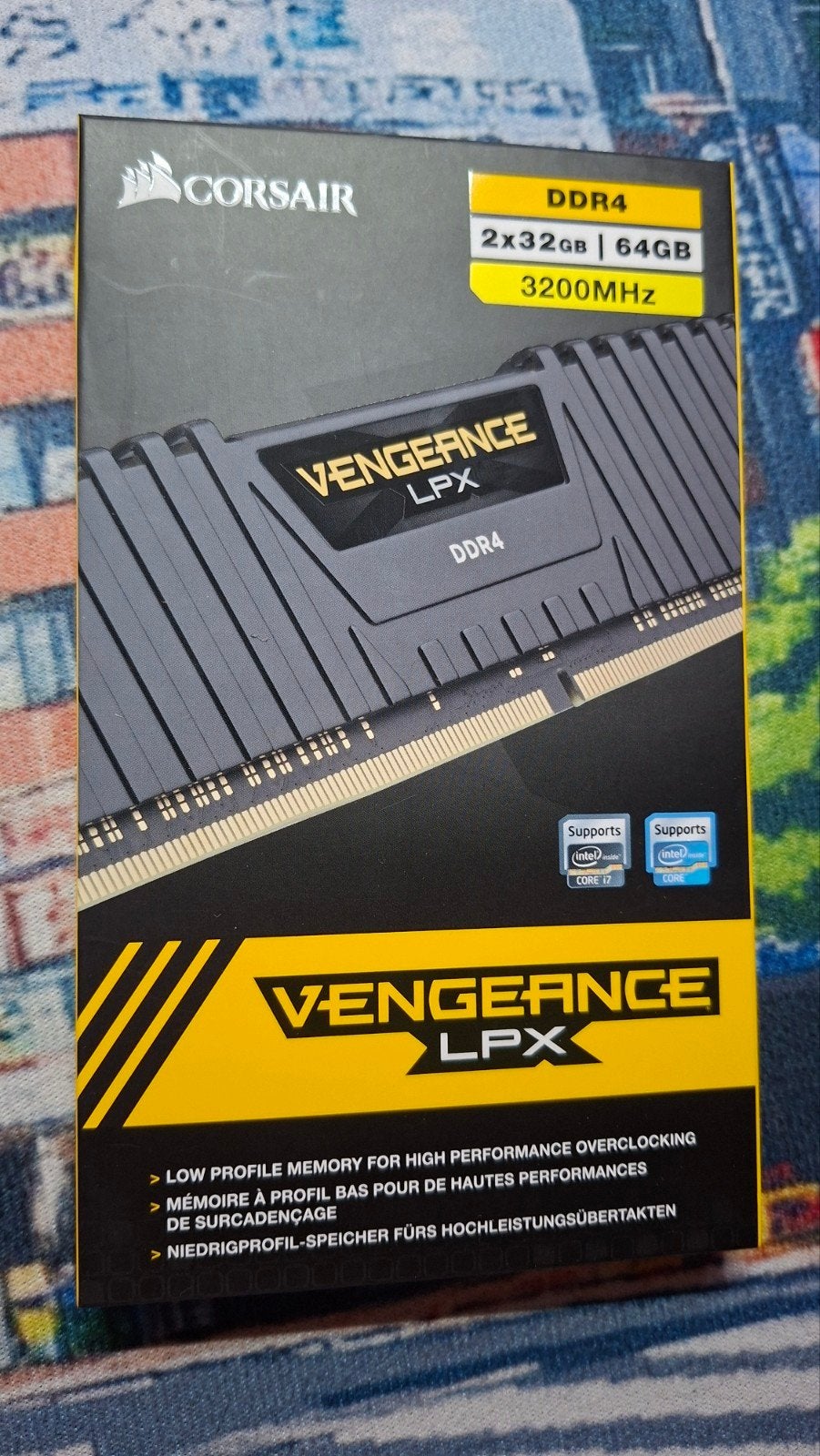 DDR4 64gb - 2x 32gb - 3200MHz - Corsair Vengeance LPX, Computers en Software, RAM geheugen, Ophalen, DDR4, Zo goed als nieuw, Desktop