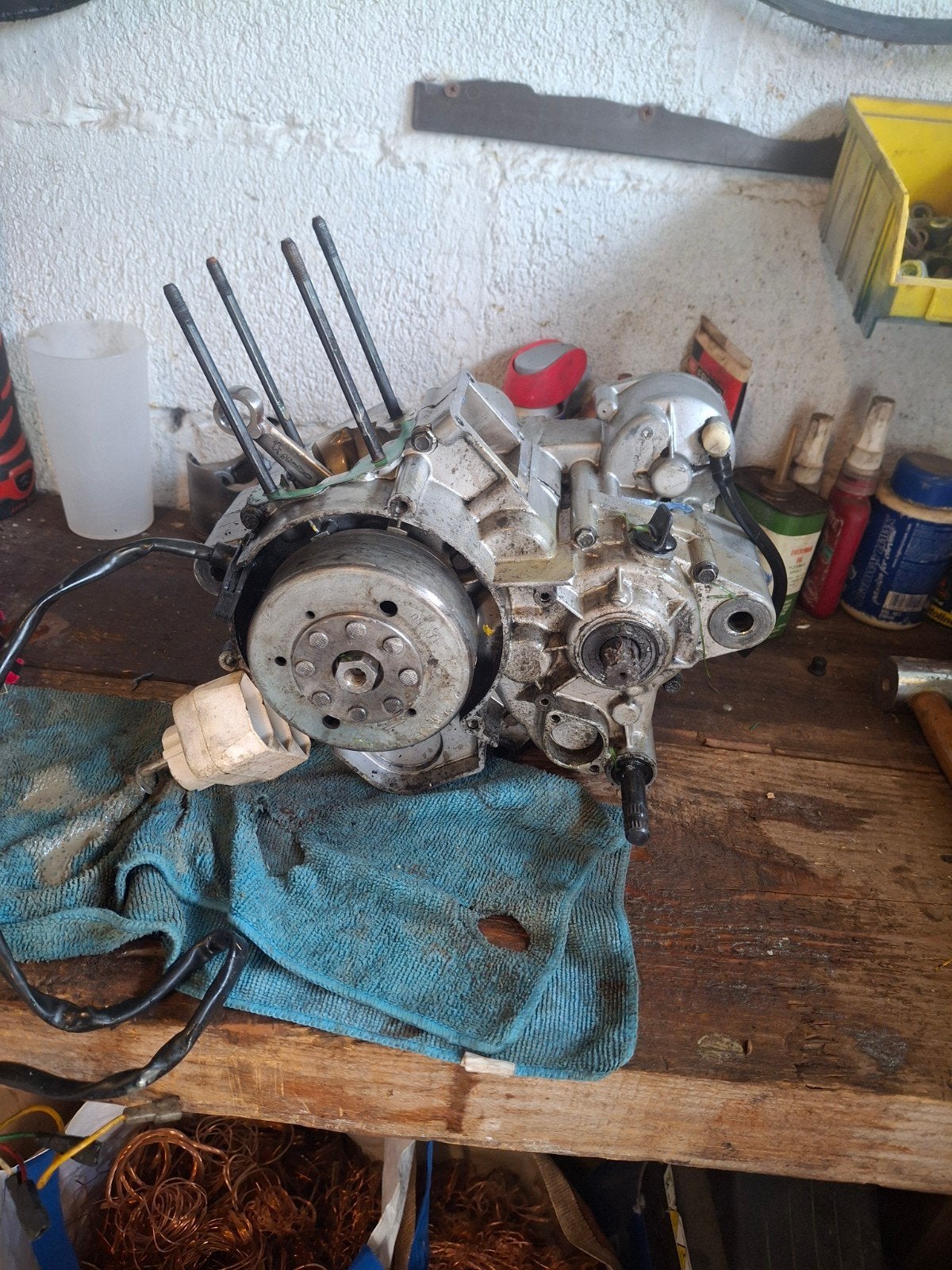 moteur derbi euro2, Enlèvement, Bloc