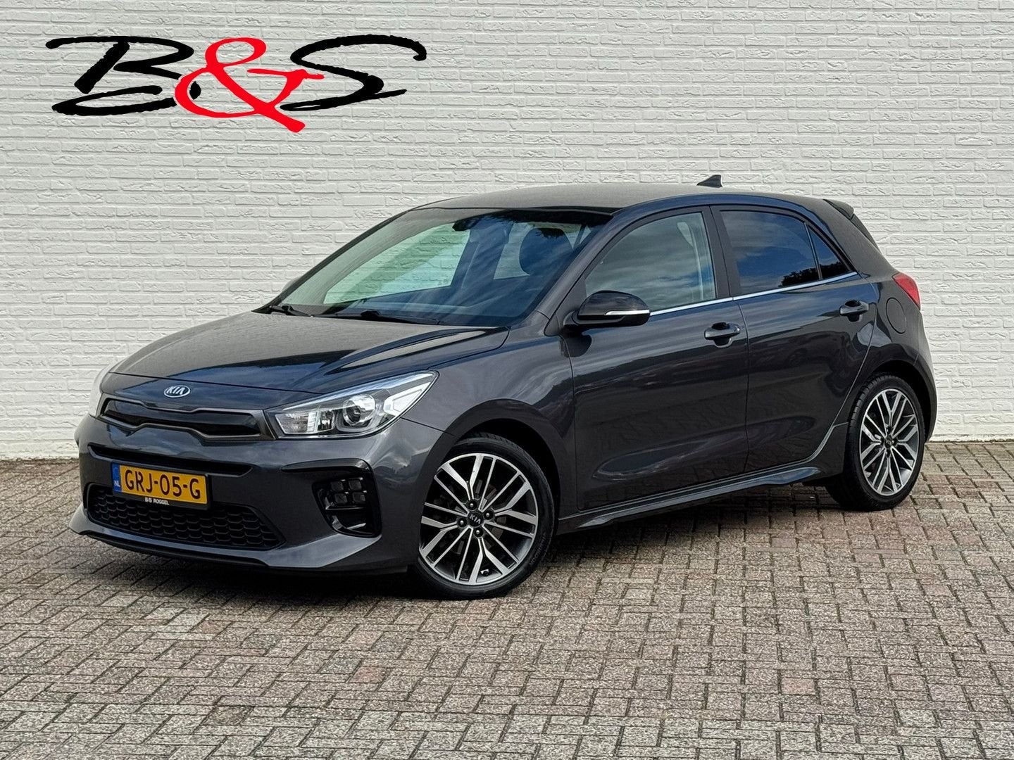 Kia Rio 1.0 TGDI GT-Line Carplay Camera Clima Navigatie Crui, Auto's, 118 g/km, Zwart, Bedrijf, Handgeschakeld