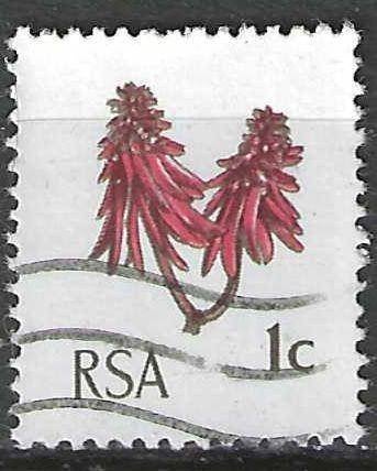 Zuid-Afrika 1969 - Yvert 317 - Kafferboombloem (ST), Postzegels en Munten, Postzegels | Afrika, Gestempeld, Zuid-Afrika, Verzenden