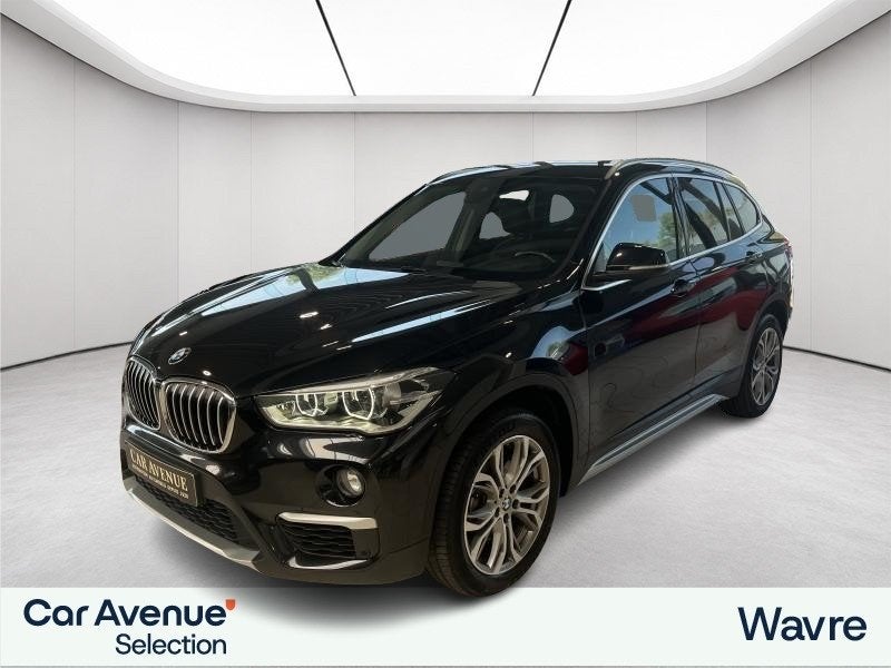 BMW X1 sDrive18d, Auto's, 1995 cc, Euro 6, Zwart, Bedrijf