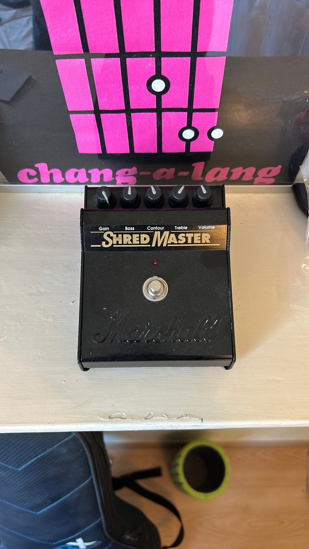 Marshall shredmaster, Enlèvement, Comme neuf