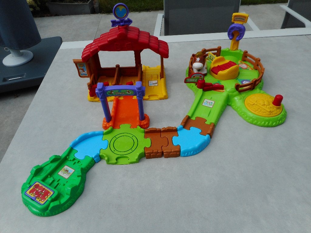 Vtech - Zoef Zoef dieren - Manege, Kinderen en Baby's, Speelgoed | Vtech, Ophalen, Zo goed als nieuw