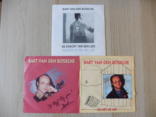 Bart Van Den Bossche Vinyl pakket (3 singles), Cd's en Dvd's, Vinyl | Nederlandstalig, Gebruikt, 7 inch, Ophalen of Verzenden