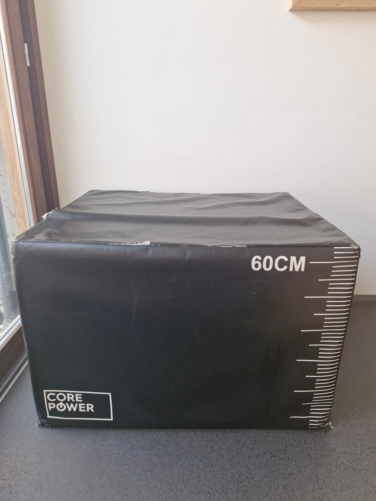 Core Power Cross-fit soft plyo box 60 cm zwart, Sport en Fitness, Ophalen, Kunststof, Gebruikt, Overige typen