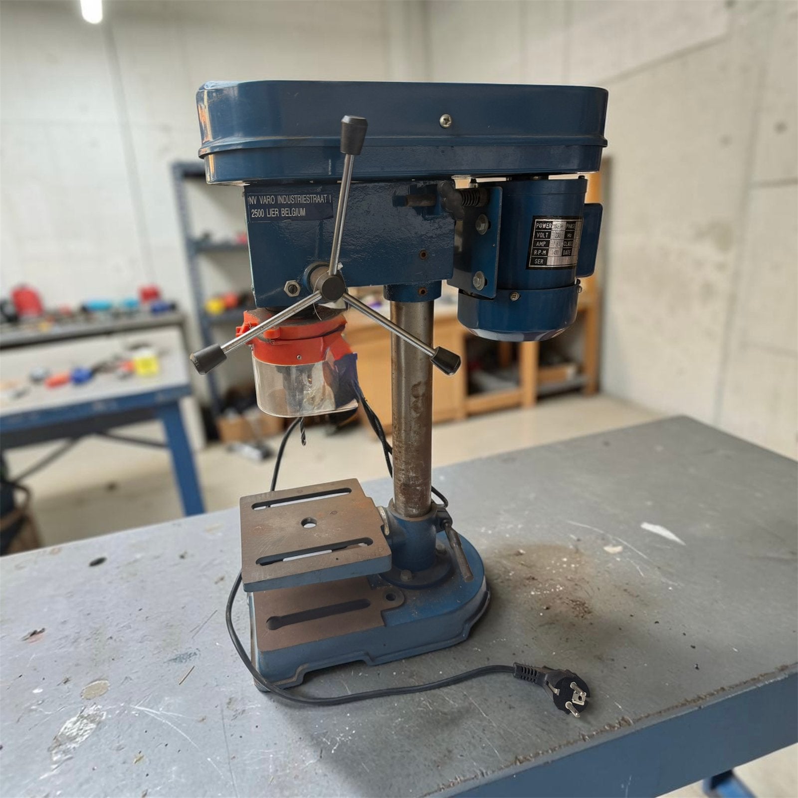 kolomboormachine 350W, Doe-het-zelf en Bouw, Ophalen, Gebruikt