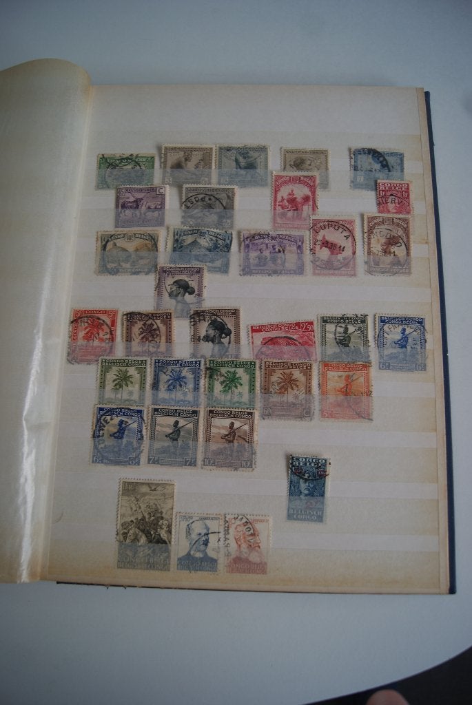 postzegels Belgisch Congo, Postzegels en Munten, Ophalen of Verzenden, Gestempeld, Frankeerzegel, Gestempeld