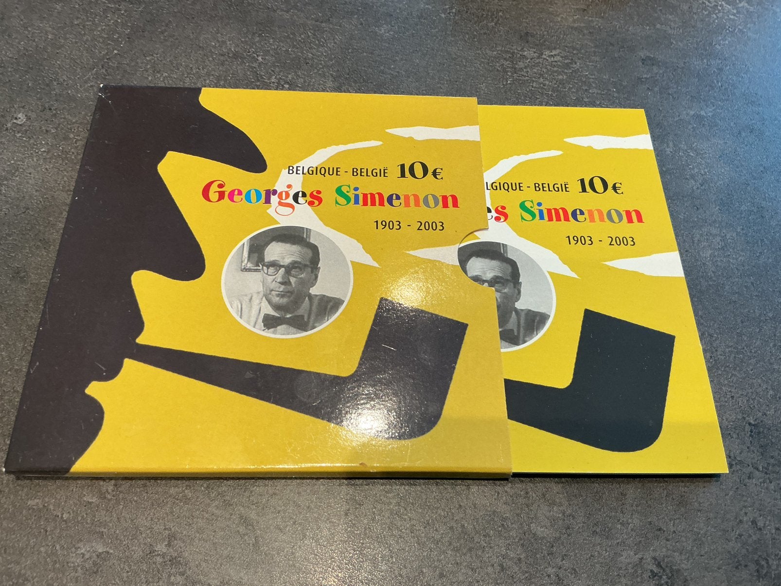 Belgique 10 euros 2003 Georges Simenon argent, Enlèvement ou Envoi, Argent
