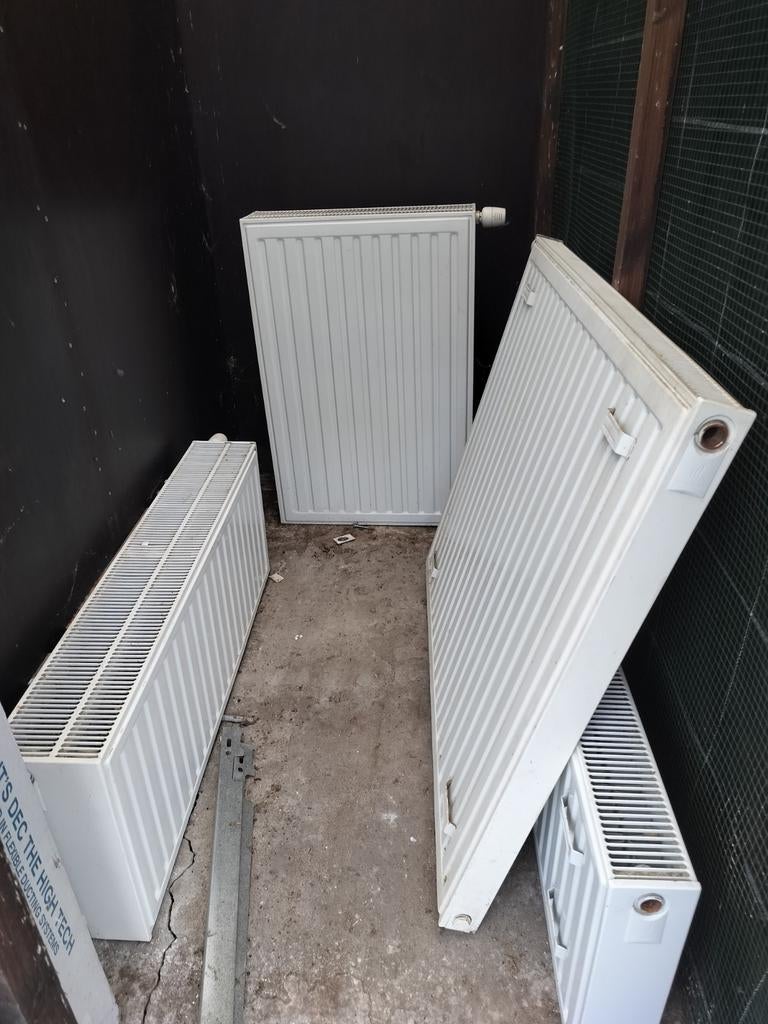 8 radiatoren-Verschillende maten–Apart of samen–Topprijs, Enlèvement