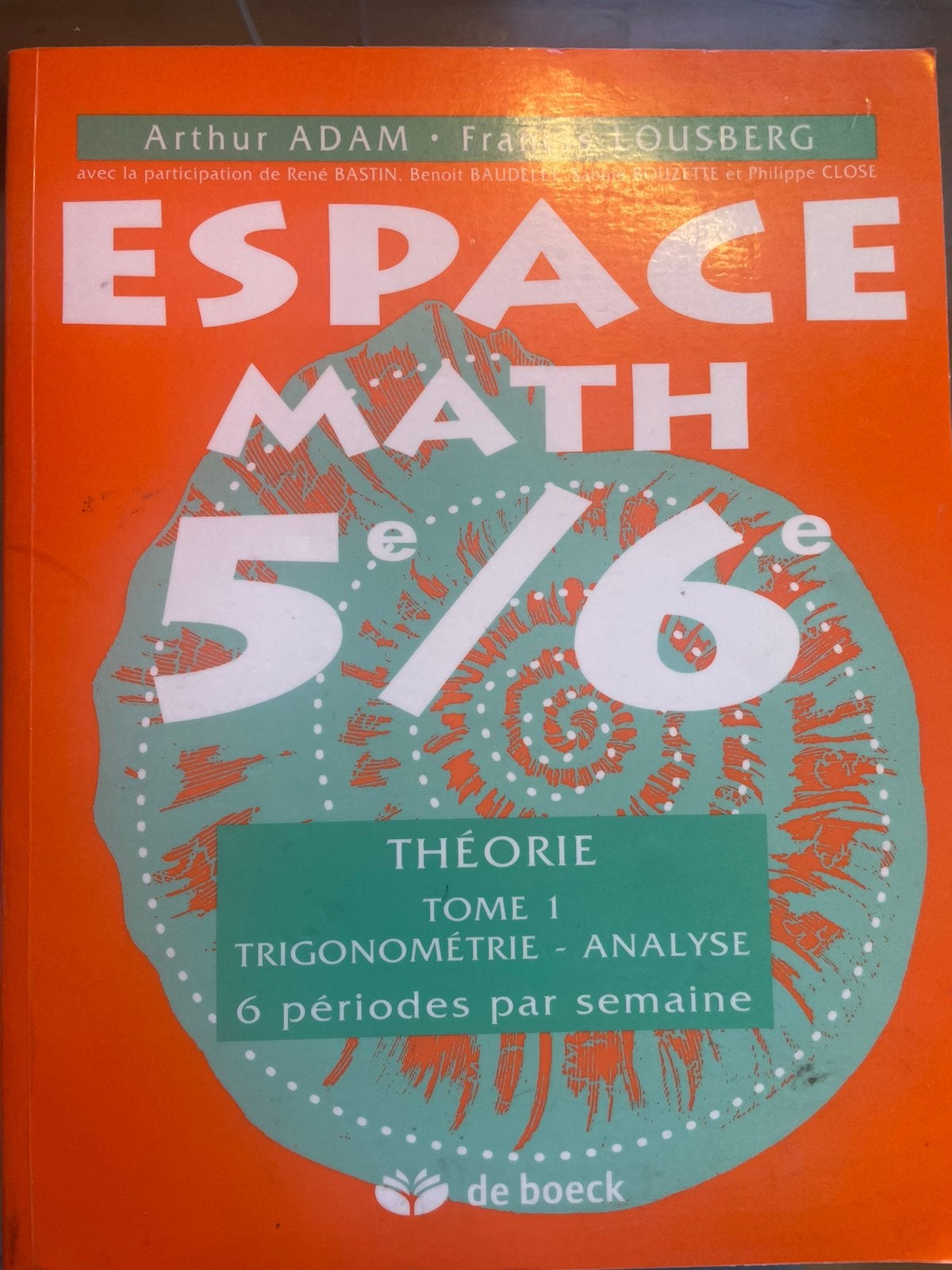 Espace Math 5e/6e Tome 1 et 2, Boeken, Schoolboeken, Ophalen, Zo goed als nieuw, ASO, Wiskunde A