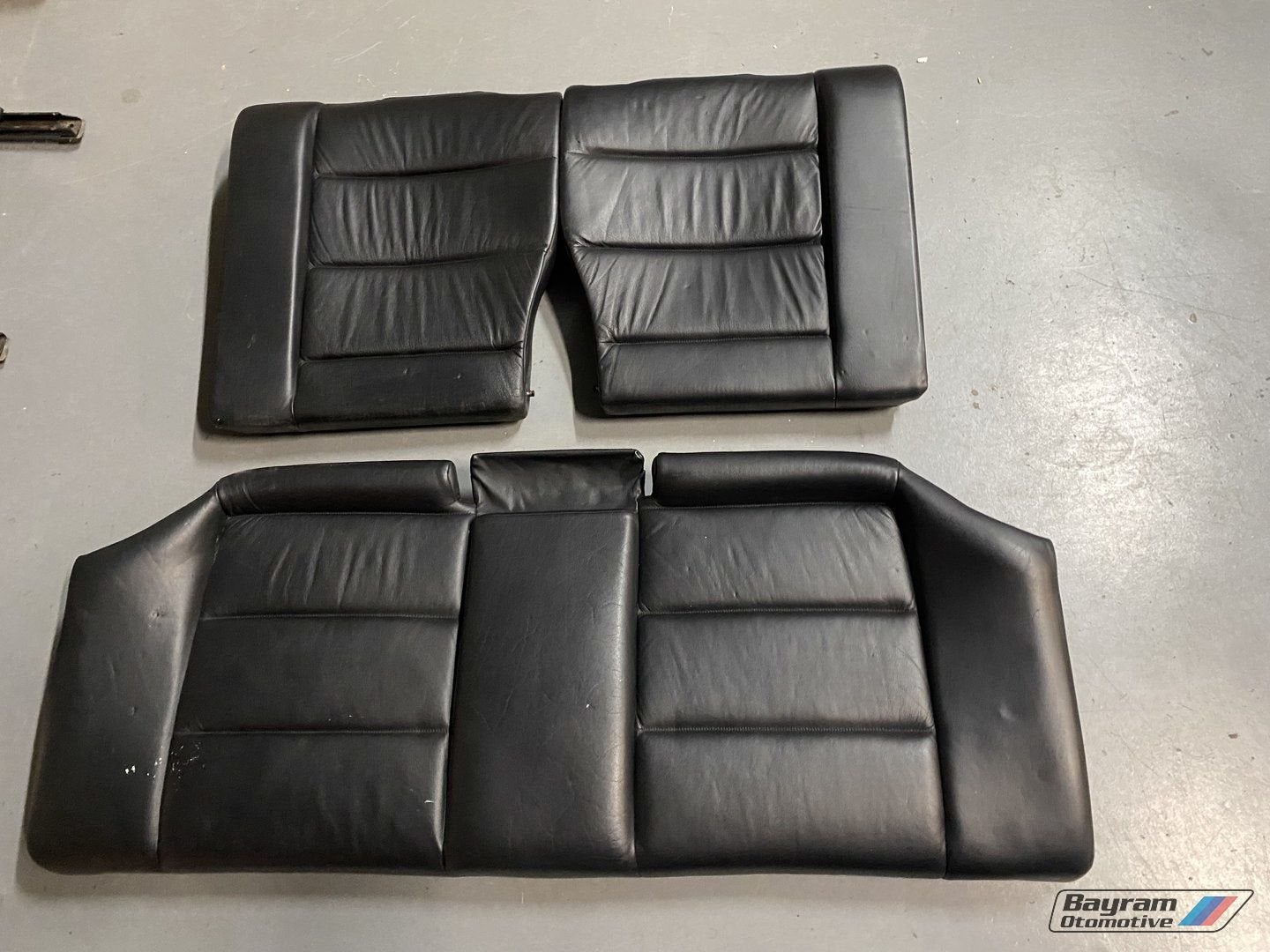 Bmw E36 compact achterbank delen zwart leder 3-serie interie, Autos : Pièces & Accessoires, Habitacle & Garnissage, -, Utilisé