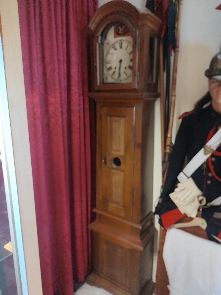 Staanklok hoogte 2 m, Ophalen