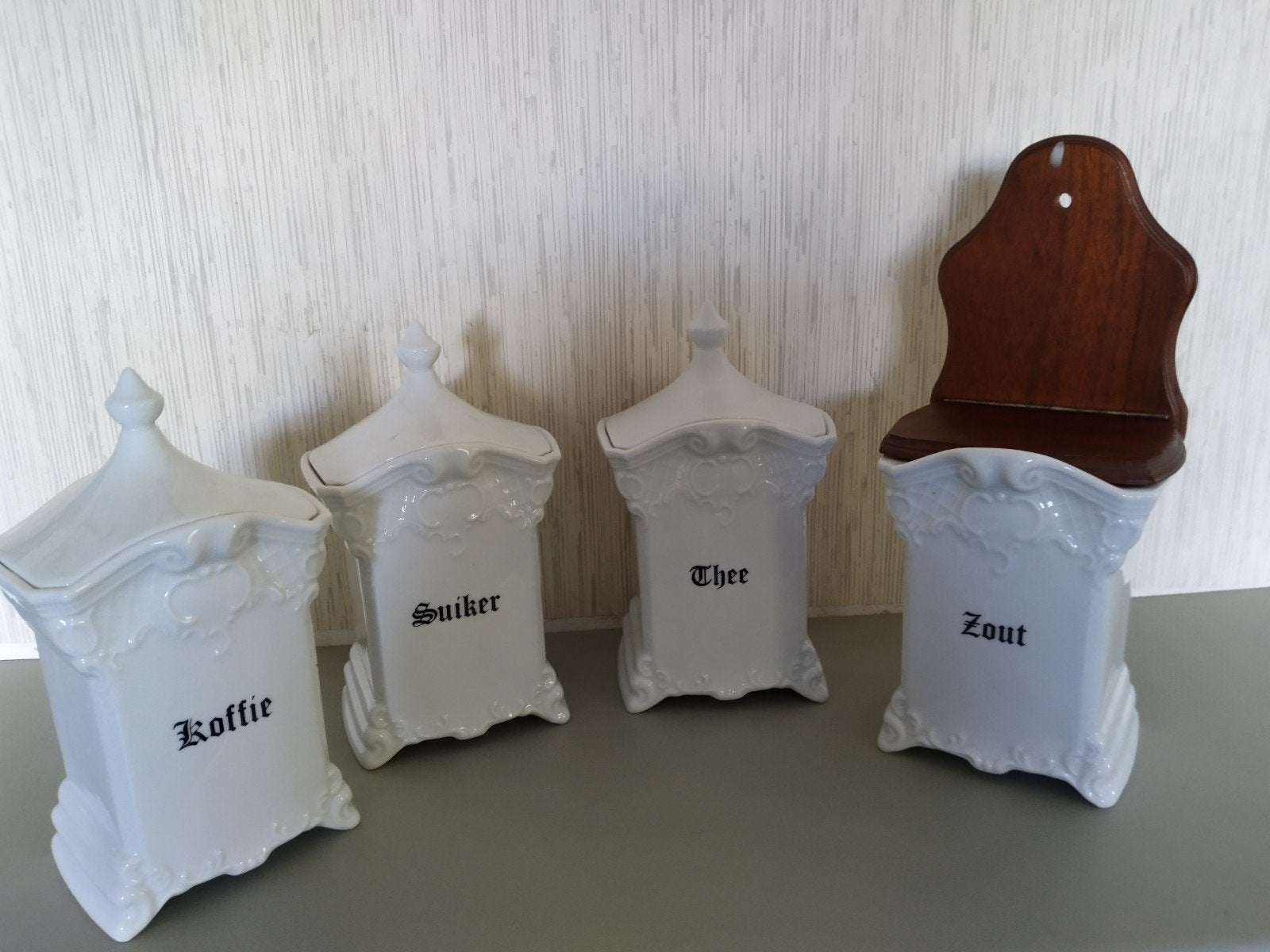 4 voorraadpotten porselein Bavaria,setprijs, Antiek en Kunst, Ophalen