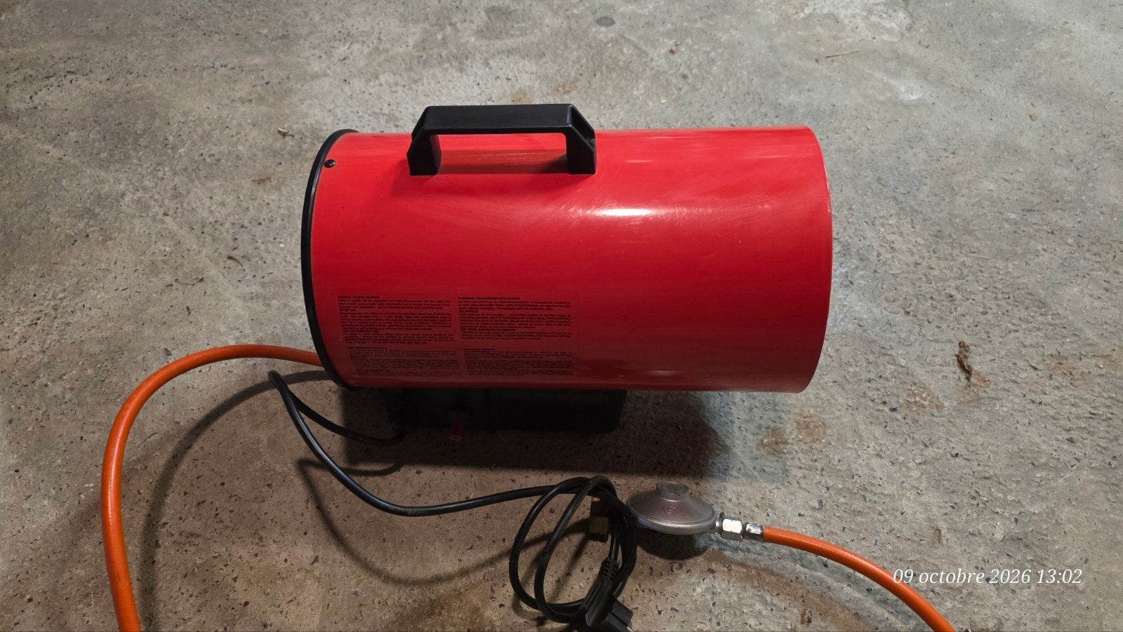 canon à chaleur 16.5 kw gaz butane, Bricolage & Construction, Enlèvement, Comme neuf, Autres types