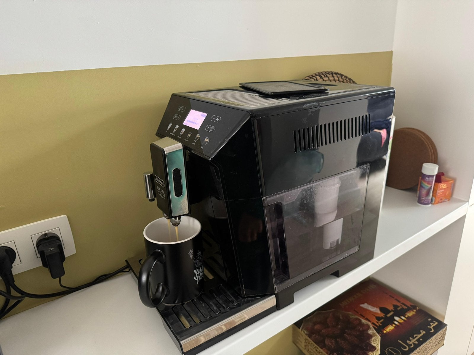 DeLonghi Eletta Cappuccino Evo – Volautomatische Espresso, Ophalen, Zo goed als nieuw