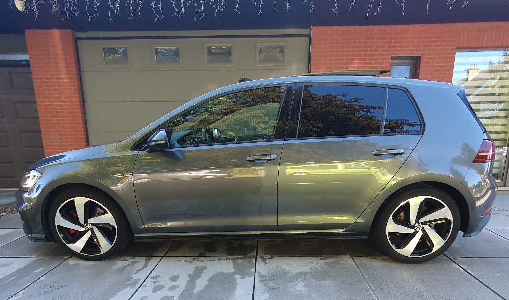 Volkswagen Golf 7.5 Gti - seulement 80229 km. - 12/2019 !, Cuir, Argent ou Gris, Noir, 5 portes