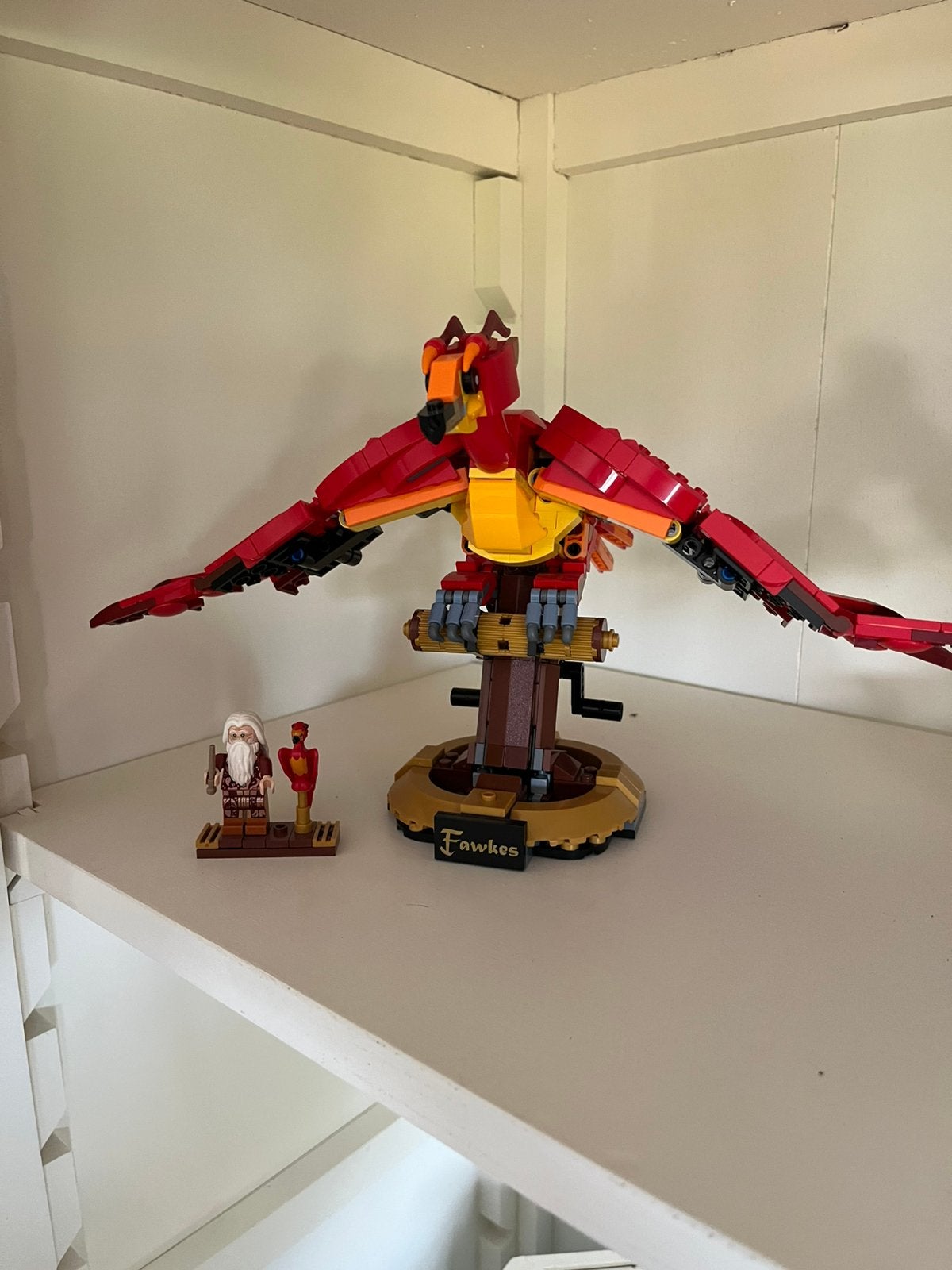 LEGO Harry Potter 76394 Fawkes- compleet, Verzamelen, Harry Potter, Ophalen, Zo goed als nieuw
